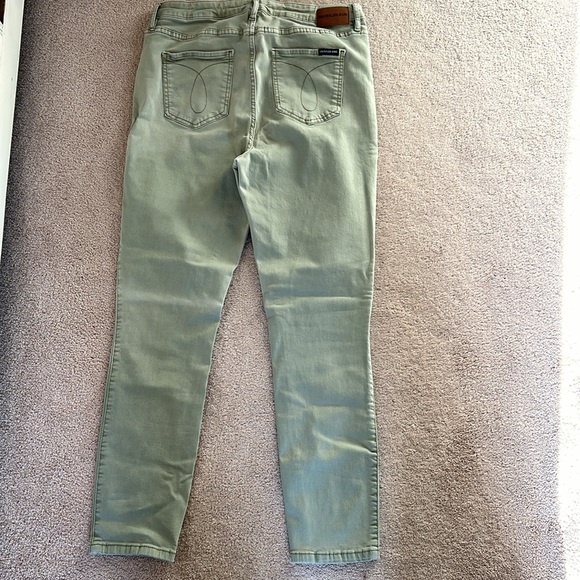 Women’s Calvin Klein Sage Green SkinnyJeans size 12 - Picture 3 of 7